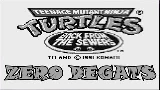 soluce tortues ninja 2 sur GAMEBOY sans dégàts tuto tmnt pour les nuls [upl. by Annavoeg]