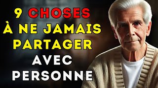 9 choses à ne jamais partager avec personne si vous avez entre 55 et 75 ans  Leçons de vie [upl. by Frame]