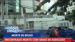 Idoso é encontrado morto com sinais de agressão em SP  Brasil Urgente [upl. by Anitsirhcairam]