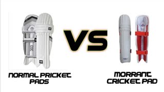 Difference between Morrant cricket pads and Normal cricket pads🤔 [upl. by Enomas]