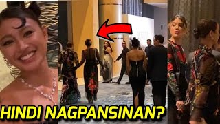 SPOTTED Nadine Lustre at Issa Presman pati si Yassi HINDI NAGPANSINAN sa Vogue Gala 2023 [upl. by Cal]