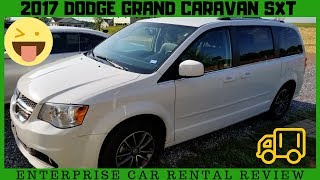 Dodge Grand Caravan SXT 2017 Enterprise Rental Van Car Review  Features [upl. by Assela]