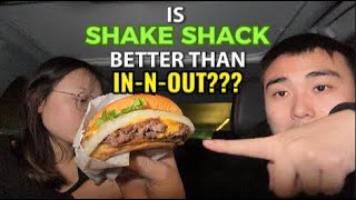 IS SHAKE SHACK BETTER THAN IN N OUT [upl. by Mahsih]