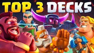 TOP 3 BEST DECKS AFTER THE NEW UPDATE 🏆 [upl. by Awhsoj]