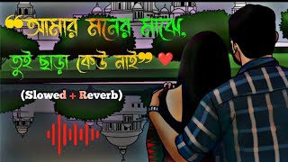 আমার মনে মাঝে তুই ছাড়া কেউ নাই  Amar Moner Majhe Tui Chara Keu Nai Slowed amp Reverb LoFi Music [upl. by Kcirrek]