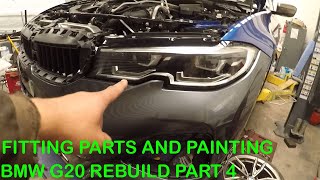 2020 BMW M340I G20 XDRIVE COPART REBUILD PART 4 [upl. by Nikoletta]