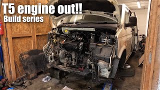 VW T5 transporter 19 TDI  engine out  build series EP1 [upl. by Iak]