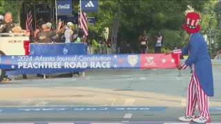 AJC Peachtree Road Race results [upl. by Ibot]