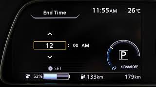 2025 Nissan LEAF  Charging Timers [upl. by Siurtemed616]