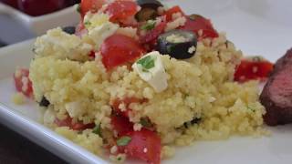 Steak with Couscous Salad [upl. by Brenden]