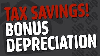 Unlock 60K Tax Savings with Bonus Depreciation [upl. by Leur]