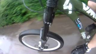 Marzocchi Junior T fork test with Gopro HD Hero 960 [upl. by Anay]