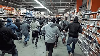 It Begins… Starving Migrants Raid NYC Supermarket [upl. by Zingg224]