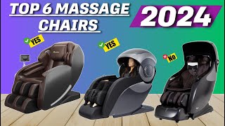 Top 6 Massage Chairs 2024  Find Your Perfect Chair Now [upl. by Goles]