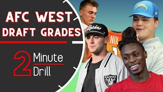 2024 NFL Draft AFC West Grades amp Team Reviews [upl. by Schram136]