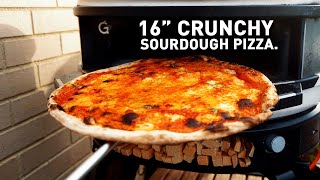 Perfectly Baked 16quot Crunchy amp crispy Sourdough Pizza In Gozney Dome Oven [upl. by Russell]