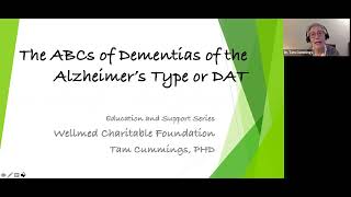 The ABC’s of Alzheimer’s w Tam Cummings PhD May 5 [upl. by Gerhardine]