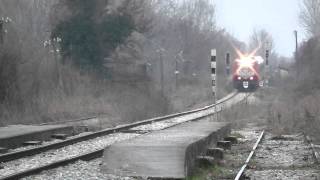 InterCity passing Mandraki station [upl. by Eatton909]