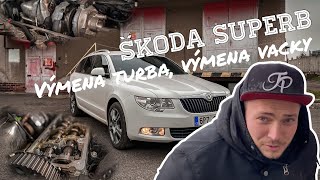 Škoda Superb 20 TDI  výmena turba a vačky  Car Repair  Rngd [upl. by Ativla]