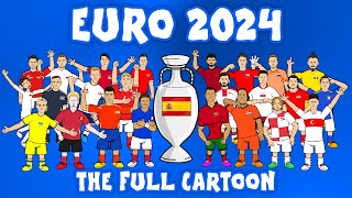 EURO 2024  The FULL Cartoon🏆 [upl. by Zeus]