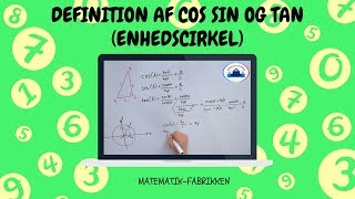 Trigonometri  Definition Af Cosinus Sinus Og Tangens [upl. by Gowon]