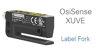 Presentation – OsiSense XUVE  Optical fork for label detection in the packaging industry [upl. by Auot]