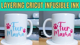 Best Layering Cricut infusible ink Process From start to finish [upl. by Madian]