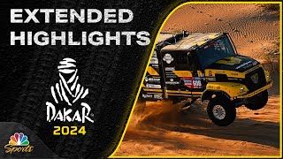 Stage 6 Day 1  2024 Dakar Rally  EXTENDED HIGHLIGHTS  11124  Motorsports on NBC [upl. by Idnac]