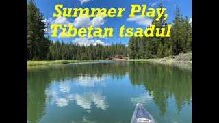 Summer Play Yoga Tibetan tsadul for opening energy channels Mindful Yoga Nancy Rosenberger [upl. by Uyr608]