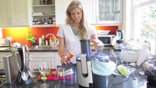 FRESH JUICE  ColdPressed Recipe  Nikki Sharp [upl. by Ahsikin984]