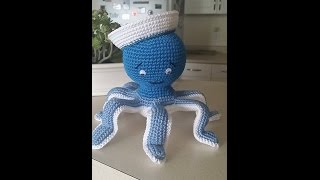 Осьменог амигуруми Bязаие крючком часть4 Amigurum octopus pattern [upl. by Letnoj]