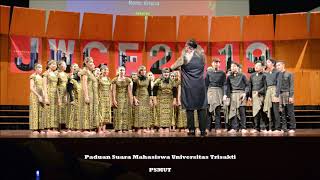 PSM Universitas Trisakti  Soleram  Jakarta World Choir Festival 2019 [upl. by Einnoj]