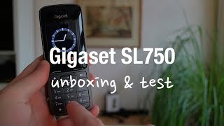 Gigaset SL750H IP Pro DECT Handset Unboxing amp Review [upl. by Urbai]