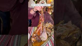 Best Greek Food In London WOW 😮 greek foodie london shorts [upl. by Aerdnak]