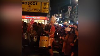 Defiant New Yorkers march in Halloween parade hours after terror attack [upl. by Tallbott]