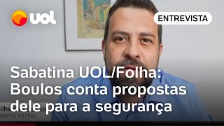 Boulos é questionado sobre proposta de contratar 7 mil GCMs por R 800 milhões ao falar de segurança [upl. by Ligriv997]