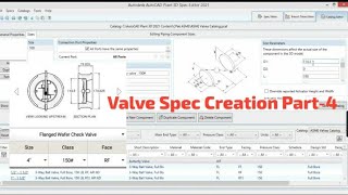 Ultimate Guide to Valve Spec Creation  Plant3D Tutorial Part4 [upl. by Trebo439]