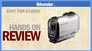 Sony FDRX1000V  4K Action Cam  Hands on Review [upl. by Aelber29]