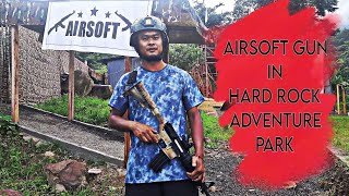 AirSoft Fake Gun in Hard Rock Adventure Park Sadar Hills Kukiland  Airsoftgun toysgun [upl. by Halette]