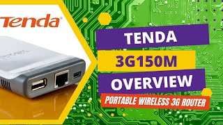 Tenda 3G150M  Portable Wireless 3G Router  How to set up a Tenda Router  3G150M Configurar [upl. by Gnivri]