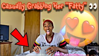 CASUALLY SMACKING MY GIRLFRIENDS quotFATTYquot 🍑💦TO SEE HER REACTION MUST WATCH… [upl. by Ayidan277]