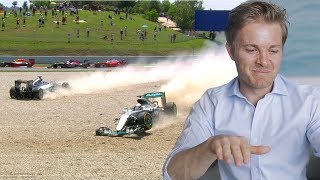 SPANISH GP F1 CRASH WITH LEWIS HAMILTON EXPLAINED  NICO ROSBERG  UNCUT [upl. by Feldman191]