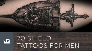 70 Shield Tattoos For Men [upl. by Anirehc359]