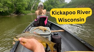 Floating amp Fishing the Kickapoo River  SW Wisconsin [upl. by Gathers290]