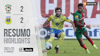 Highlights  Resumo Marítimo 22 FC Arouca Liga 2122 5 [upl. by Innad]