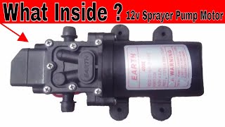 Agricultural 12v DC Sprayer Pump Motor How to Open [upl. by Oralla385]