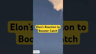 Elon reacts to Starship Booster returning to the tower elonmusk starship spacex [upl. by Aufmann]