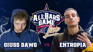 Giuss Dawg Vs Entropia All Bars Game LIVE 090922 Barrios live Milano [upl. by Kiri]