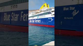 Blue Star ferry arrives 🇬🇷 Kastellorizo Greece [upl. by Shumway]