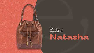 Bolsa saco em couro Natasha [upl. by Sedgewake]